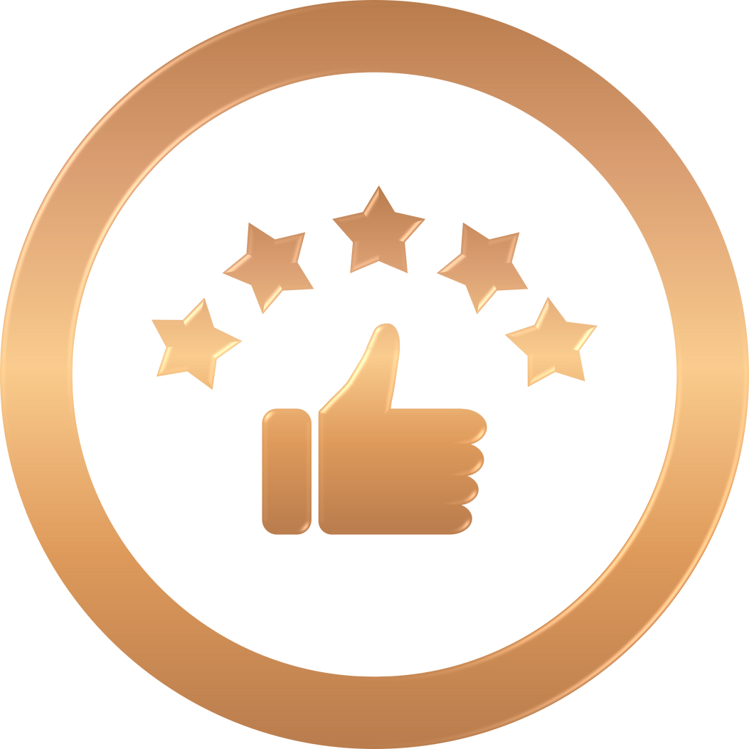 Bronze Satisfaction Guaranteed Icon